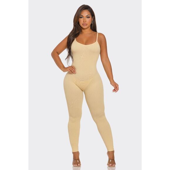 HackleBee | Sand Back To Basics Jumpsuit Size S, M, L - Picture 1 of 5